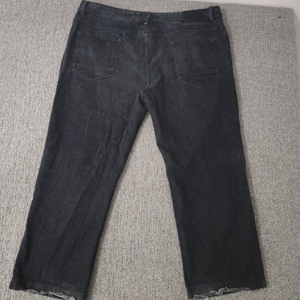 Southpole Jeans Baggy Grunge Wide Leg Size 46 Black Skater 2000s Style - Picture 2 of 10